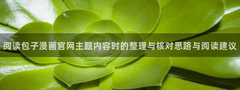 羞羞漫画推荐榜：阅读包子漫画官网主题内容时的整理与核对思路与阅读建议
